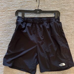 The North Face black 7" Athletic Shorts